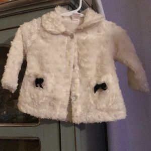 Little girls 6-9mo fur coat❤️